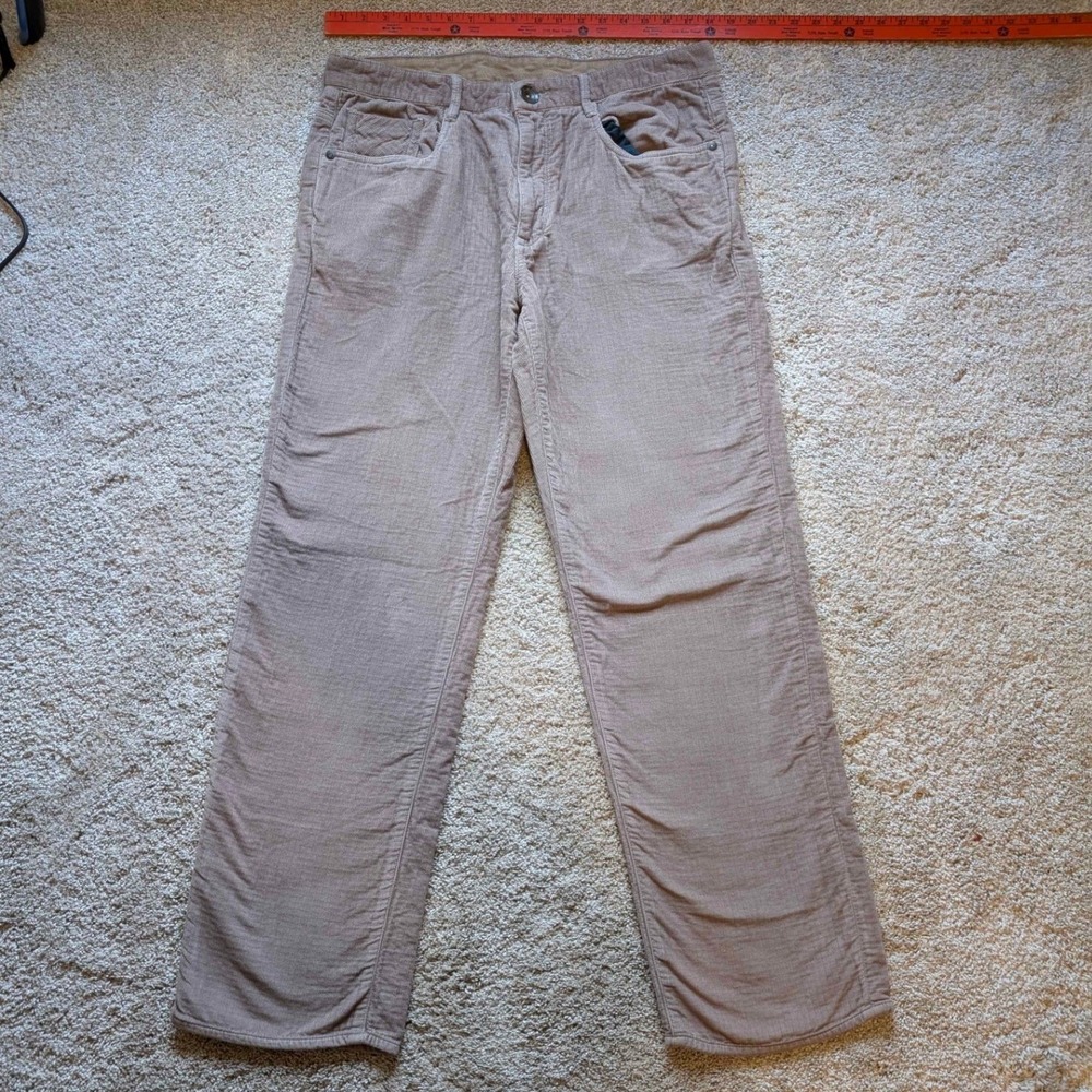 Tommy Bahama Island Soft Corduroy Pants Tan Straight‎ Leg Men's Size 38